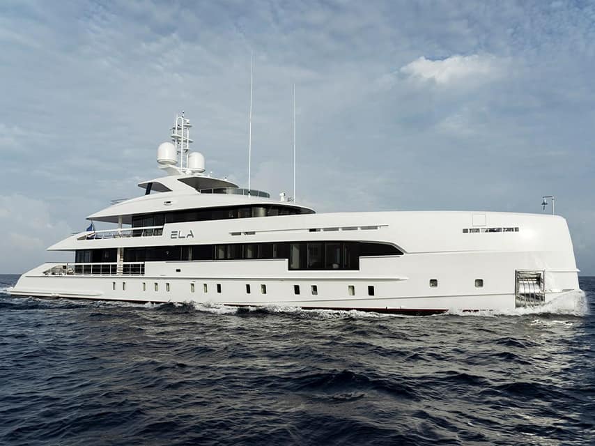 The elegant Heesen Ela yacht is beautifully crafted and ready to be showcased by Edmiston as part of FLIBS 2024.