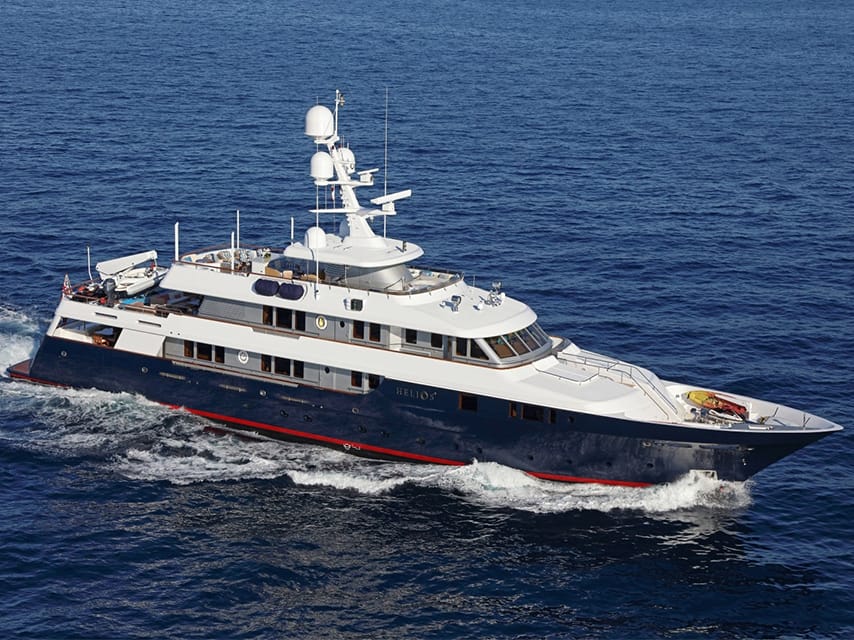 Luxury yacht Helios at FLIBS 2023