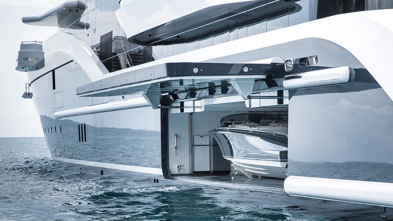 A luxury superyacht that is part of Edmiston's yacht management fleet