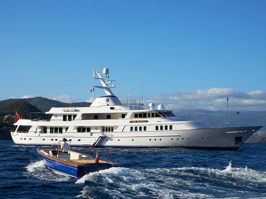 Edmiston's Lady Beatrice yacht available for viewing at the palma international boat show