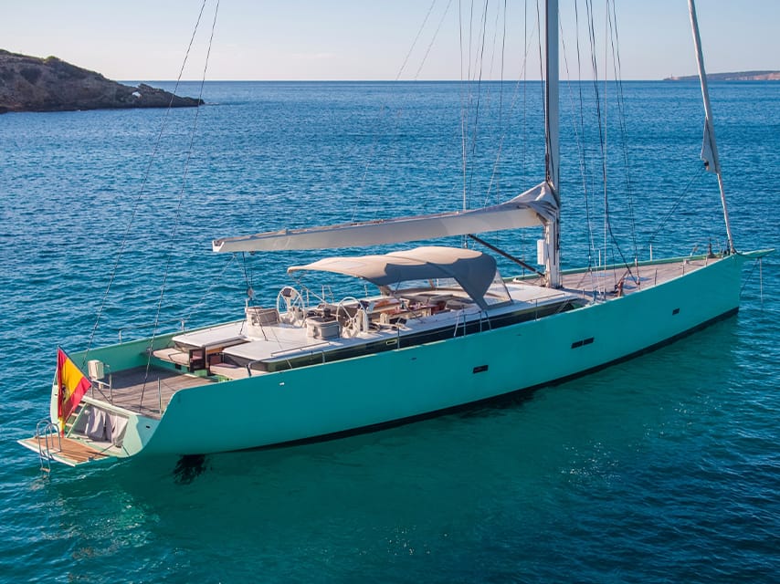 Edmiston's Peregrin sailing yacht at the palma superyacht show