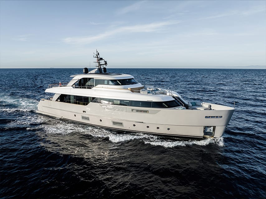 Edmiston's Stone Hills award-winning yacht for sale at the palma boat show 2024